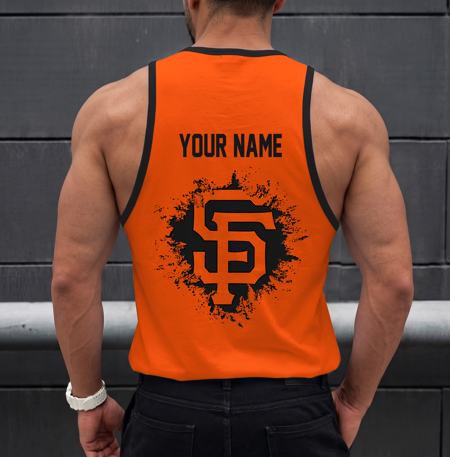 LIMITED EDITION - NEW CUSTOMIZED MLB06 SAN FRANCISCO GIANTS UNISEX TANK TOP