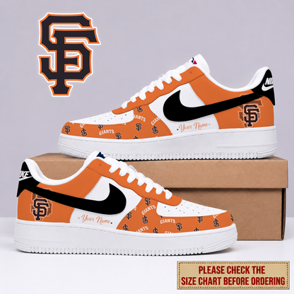 FINAL SALE - NEW CUSTOMIZED MLB06 SFG SAN FRANCISCO GIANTS AF1 SHOES