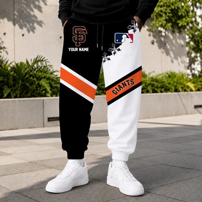 FINAL SALE - NEW CUSTOMIZED MLB06 SFG SAN FRANCISCO GIANTS SWEATPANTS