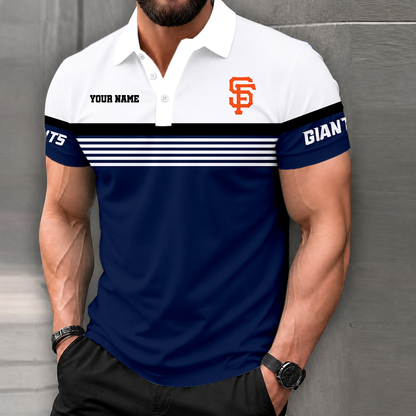 FINAL CLEARANCE - NEW CUSTOMIZED MLB06 SFG SAN FRANCISCO GIANTS POLO SHIRT