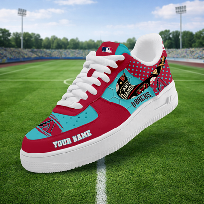 SPECIAL OFFER - NEW CUSTOMIZED MLB07 ADS ARIZONA DIAMONDBACKS AF1 SNEAKERS