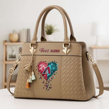 LIMITED EDITION - NEW CUSTOMIZED MLB07 ADS ARIZONA DIAMONDBACKS ZIP HANDBAG MULTICOLOR