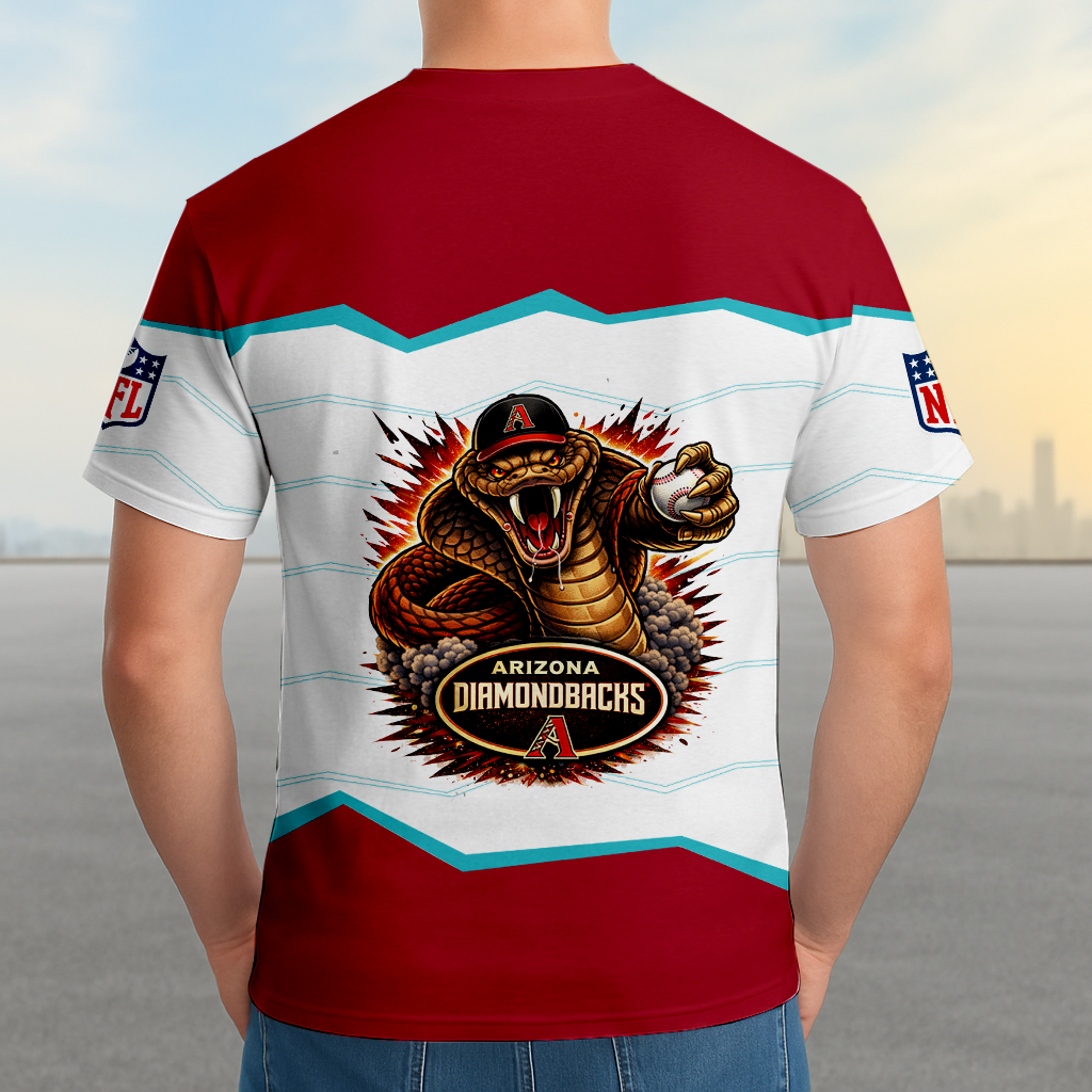 LIMITED EDITION - NEW CUSTOMIZED MLB07 ADS ARIZONA DIAMONDBACKS UNISEX T-SHIRT, SWEASHIRTS, HOODIE & JACKETS
