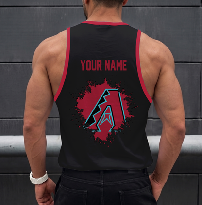 LIMITED EDITION - NEW CUSTOMIZED MLB07 ARIZONA DIAMONDBACKS UNISEX TANK TOP