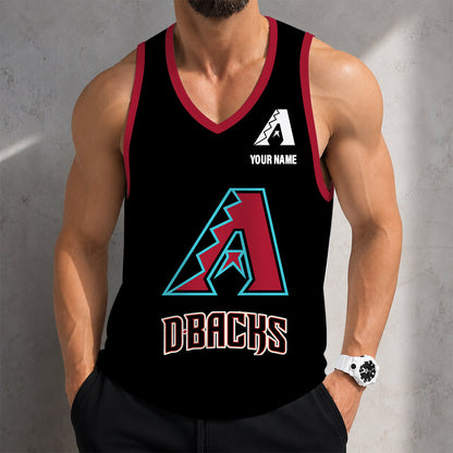 FINAL SALE - NEW CUSTOMIZED MLB07 ARIZONA DIAMONDBACKS UNISEX TANK TOP