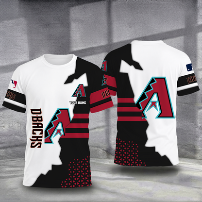 MEGA SALE - NEW CUSTOMIZED MLB07 ADS ARIZONA DIAMONDBACKS T-SHIRT, POLO SHIRT, ZIP POLO SHIRT, SWEATSHIRT, HOODIE & ZIP HOODIE
