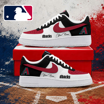 LIMITED EDITION - NEW CUSTOMIZED MLB07 ADS ARIZONA DIAMONDBACKS AF1 SHOES