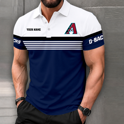 FINAL CLEARANCE - NEW CUSTOMIZED MLB07 ADS ARIZONA DIAMONDBACKS POLO SHIRT
