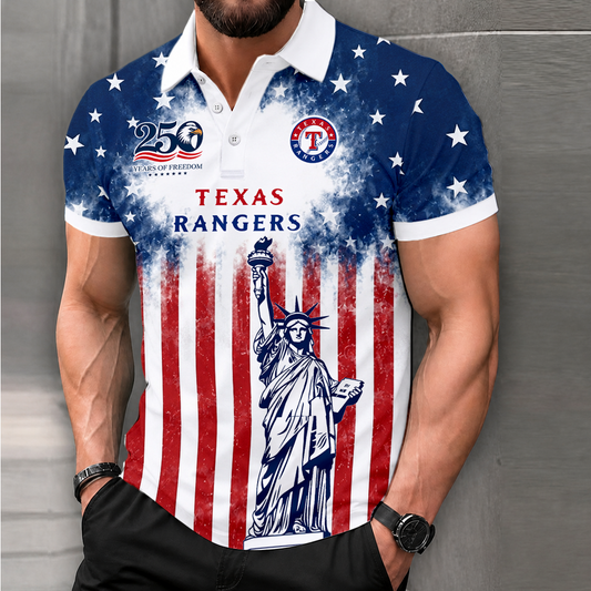 LIMITED EDITION - NEW CUSTOMIZED MLB08 TRS TEXAS RANGERS POLO SHIRT, ZIP POLO SHIRT & T-SHIRTS