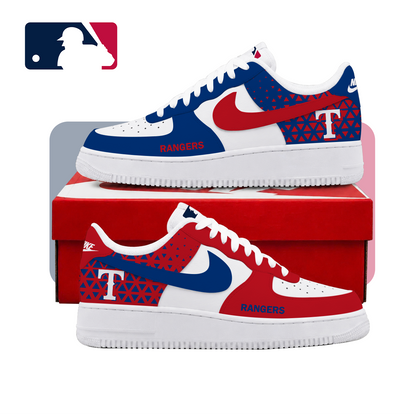 VIRAL EDITION - NEW CUSTOMIZED MLB08 TRS TEXAS RANGERS AF1 SHOES