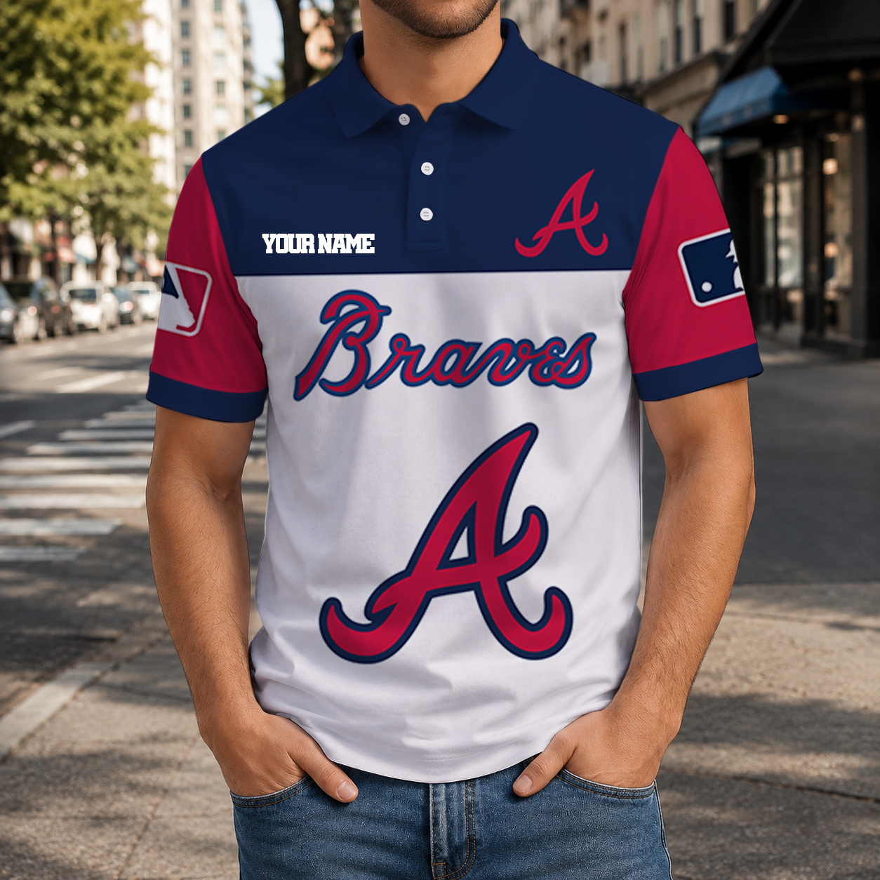 HOT DEAL - NEW CUSTOMIZED MLB09 ABS ATLANTA BRAVES T-SHIRT, POLO SHIRT, ZIP POLO SHIRT, SWEATSHIRT, HOODIE & ZIP HOODIE