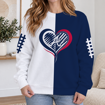 LIMITED EDITION - NEW CUSTOMIZED MLB09 ABS ATLANTA BRAVES RIBBED HOODIE & SWEATSHIRT