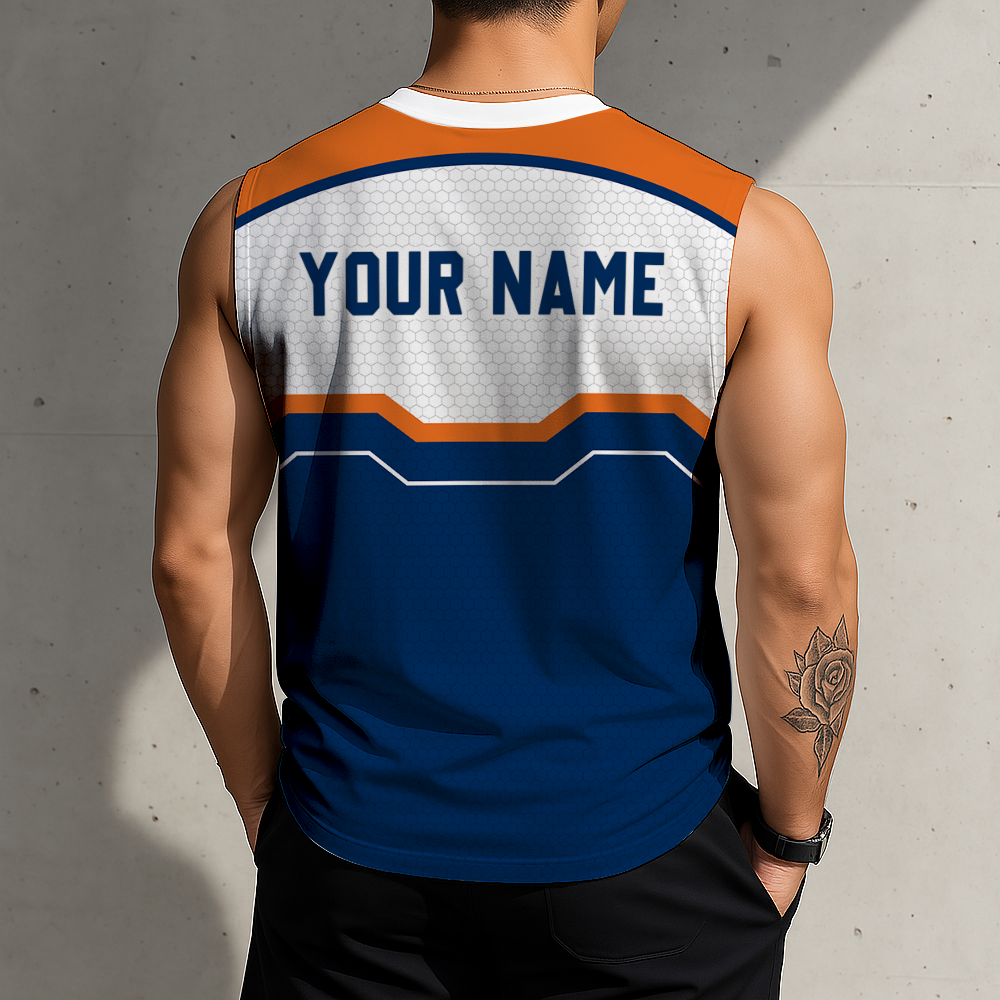 FINAL SALE - NEW CUSTOMIZED MLB10 HAS HOUSTON ASTROS MEN'S GYM SHIRT