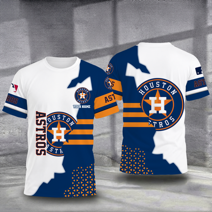 MEGA SALE - NEW CUSTOMIZED MLB10 HAS HOUSTON ASTROS T-SHIRT, POLO SHIRT, ZIP POLO SHIRT, SWEATSHIRT, HOODIE & ZIP HOODIE