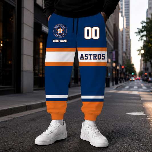 EXCLUSIVE EDITION - NEW CUSTOMIZED MLB10 HAS HOUSTON ASTROS SWEATPANTS