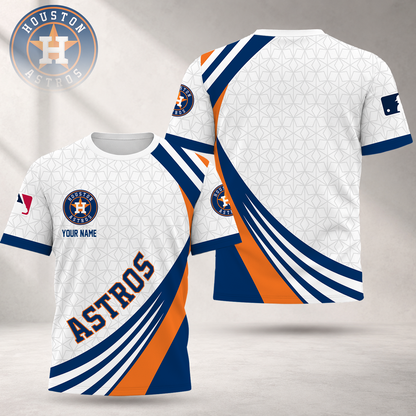FINAL SALE - NEW CUSTOMIZED MLB10 HAS HOUSTON ASTROS T-SHIRT, POLO SHIRT, ZIP POLO SHIRT, SWEATSHIRT, HOODIE & ZIP HOODIE