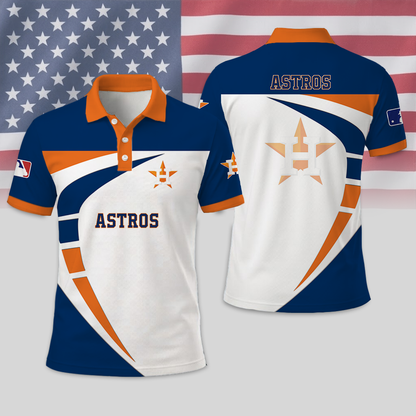 FLASH SALE - NEW CUSTOMIZED MLB10 HAS HOUSTON ASTROS T-SHIRT, POLO SHIRT, ZIP POLO SHIRT, SWEATSHIRT, HOODIE & ZIP HOODIE