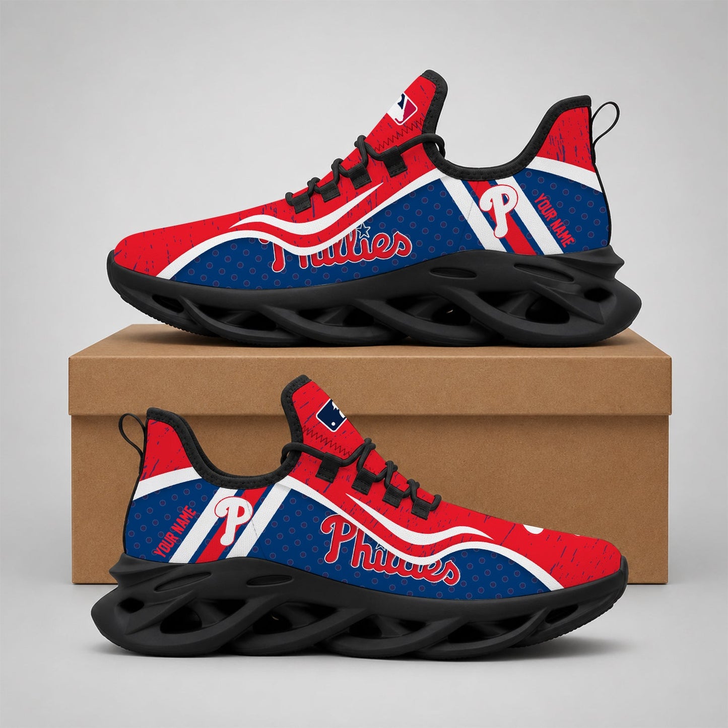 VIRAL EDITION - NEW CUSTOMIZED MLB11 PPS PHILADELPHIA PHILLIES MAX SOUL SHOES