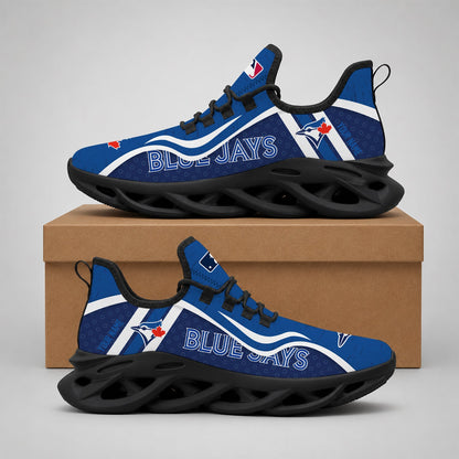 VIRAL EDITION - NEW CUSTOMIZED MLB12 TBJ TORONTO BLUE JAYS MAX SOUL SHOES