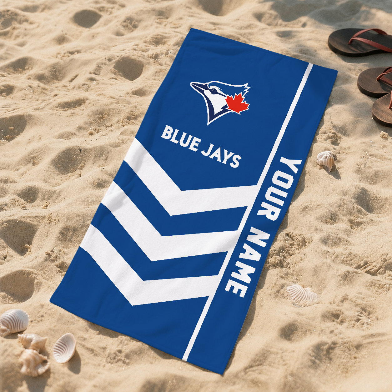 HOT DEAL - NEW CUSTOMIZED MLB12 TBJ TORONTO BLUE JAYS BEACH TOWEL FOR FAN