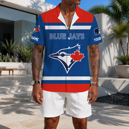 MEGA SALE - NEW CUSTOMIZED MLB12 TBJ TORONTO BLUE JAYS UNISEX HAWAIIAN SHIRT
