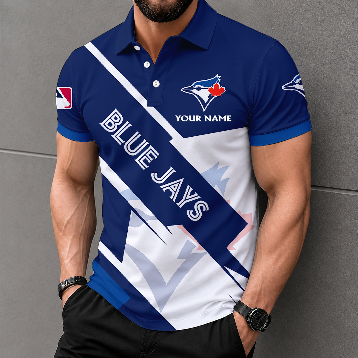 LIMITED EDITION - NEW CUSTOMIZED MLB12 TBJ TORONTO BLUE JAYS T-SHIRT, POLO SHIRT, ZIP POLO SHIRT, SWEATSHIRT, HOODIE & ZIP HOODIE