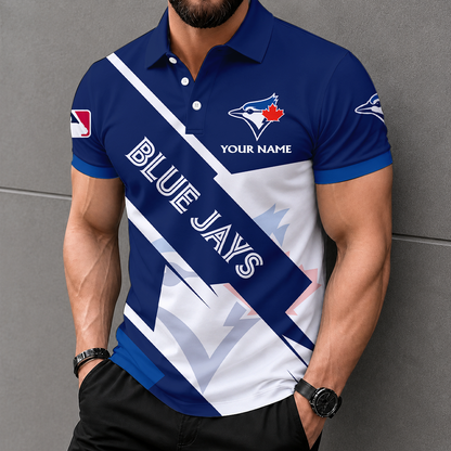 LIMITED EDITION - NEW CUSTOMIZED MLB12 TBJ TORONTO BLUE JAYS T-SHIRT, POLO SHIRT, ZIP POLO SHIRT, SWEATSHIRT, HOODIE & ZIP HOODIE