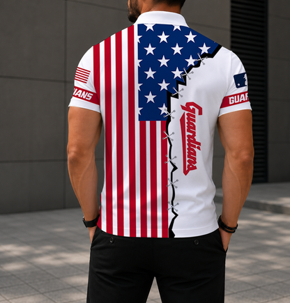 LIMITED EDITION - NEW CUSTOMIZED MLB13 CGS CLEVELAND GUARDIANS POLO SHIRT, ZIP POLO SHIRT & T-SHIRTS