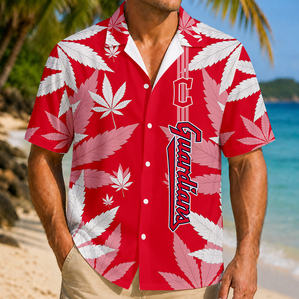 LIMITED EDITION - NEW CUSTOMIZED MLB13 CGS CLEVELAND GUARDIANS UNISEX HAWAIIAN SHIRT