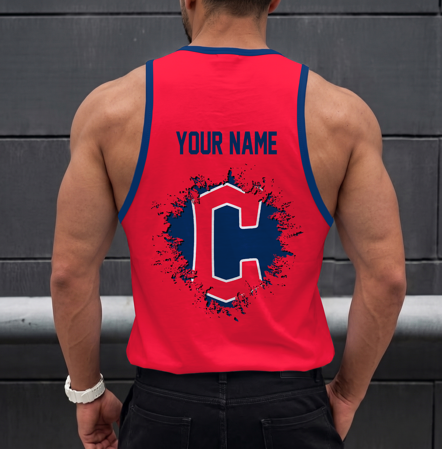 LIMITED EDITION - NEW CUSTOMIZED MLB13 CLEVELAND GUARDIANS UNISEX TANK TOP