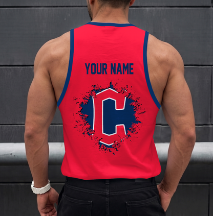 LIMITED EDITION - NEW CUSTOMIZED MLB13 CLEVELAND GUARDIANS UNISEX TANK TOP