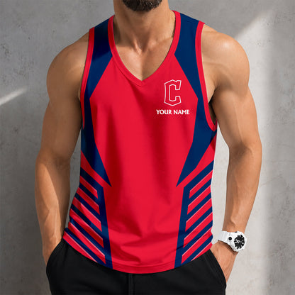 FLASH SALE - NEW CUSTOMIZED MLB13 CLEVELAND GUARDIANS UNISEX TANK TOP