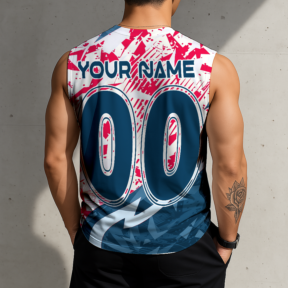 LIMITED EDITION - NEW CUSTOMIZED MLB13 CGS CLEVELAND GUARDIANS TANKTOP & GYM SHIRT