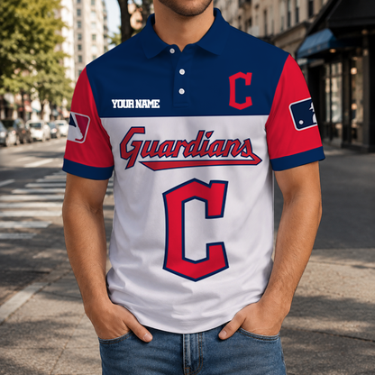 HOT DEAL - NEW CUSTOMIZED MLB13 CGS CLEVELAND GUARDIANS T-SHIRT, POLO SHIRT, ZIP POLO SHIRT, SWEATSHIRT, HOODIE & ZIP HOODIE
