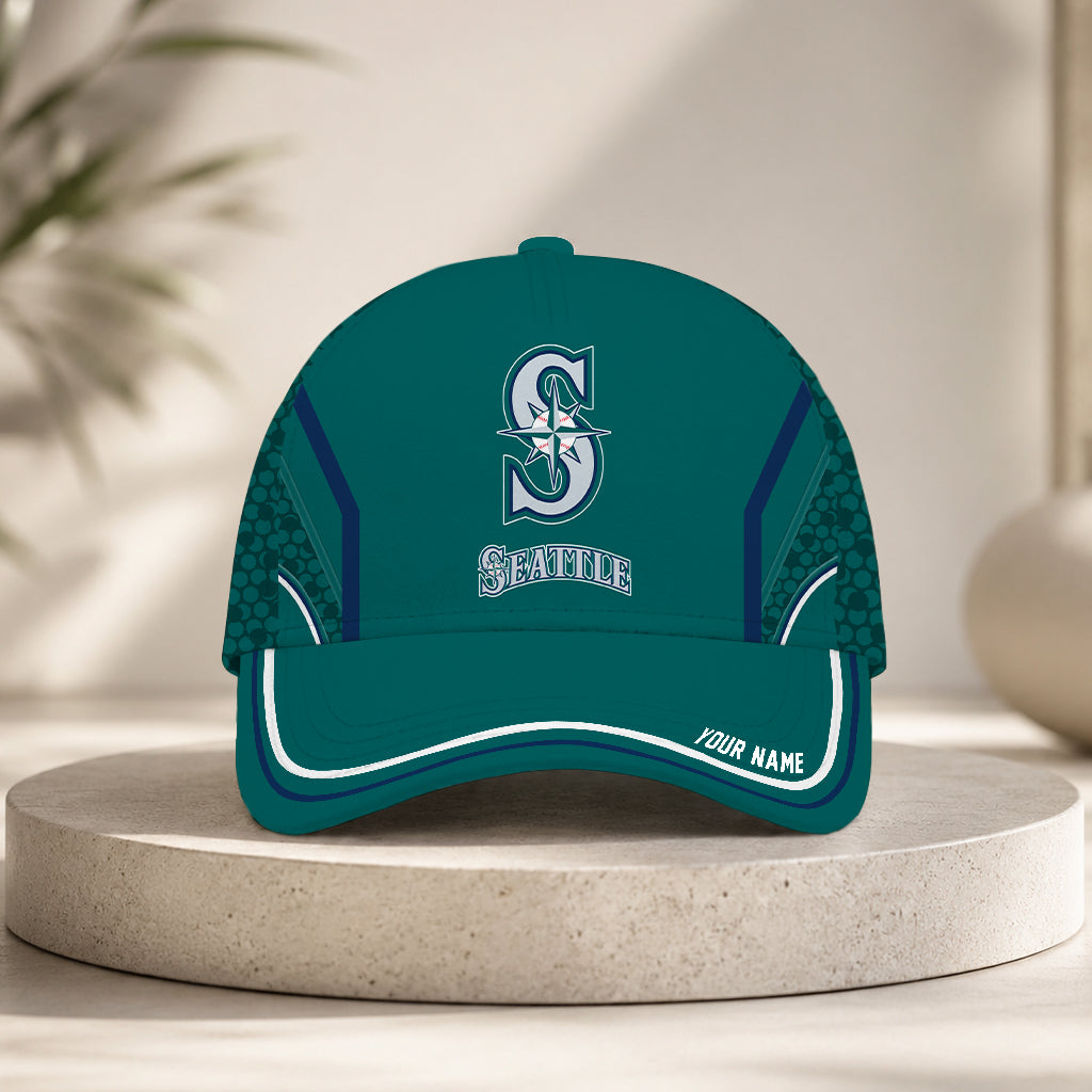 ELITE EDITION - NEW CUSTOMIZED MLB14 SMS SEATTLE MARINERS CLASSIC CAP
