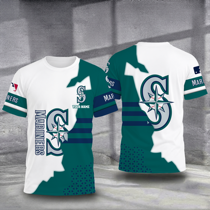 MEGA SALE - NEW CUSTOMIZED MLB14 SMS SEATTLE MARINERS T-SHIRT, POLO SHIRT, ZIP POLO SHIRT, SWEATSHIRT, HOODIE & ZIP HOODIE