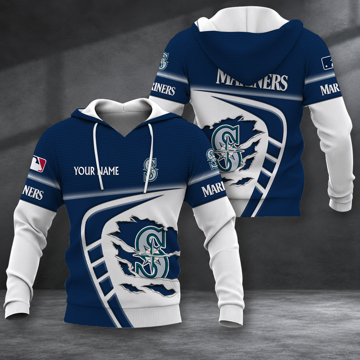 SPECIAL EDITION - NEW CUSTOMIZED MLB14 SMS SEATTLE MARINERS T-SHIRT, POLO SHIRT, ZIP POLO SHIRT, SWEATSHIRT, HOODIE & ZIP HOODIE