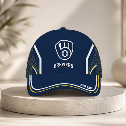 ELITE EDITION - NEW CUSTOMIZED MLB15 MBS MILWAUKEE BREWERS CLASSIC CAP