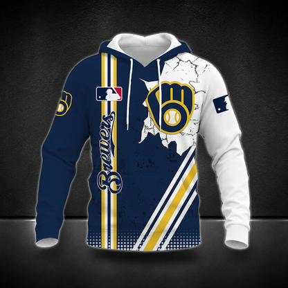 FLASH SALE - NEW CUSTOMIZED MLB15 MBS MILWAUKEE BREWERS T-SHIRT, POLO SHIRT, ZIP POLO SHIRT, SWEATSHIRT, HOODIE & ZIP HOODIE