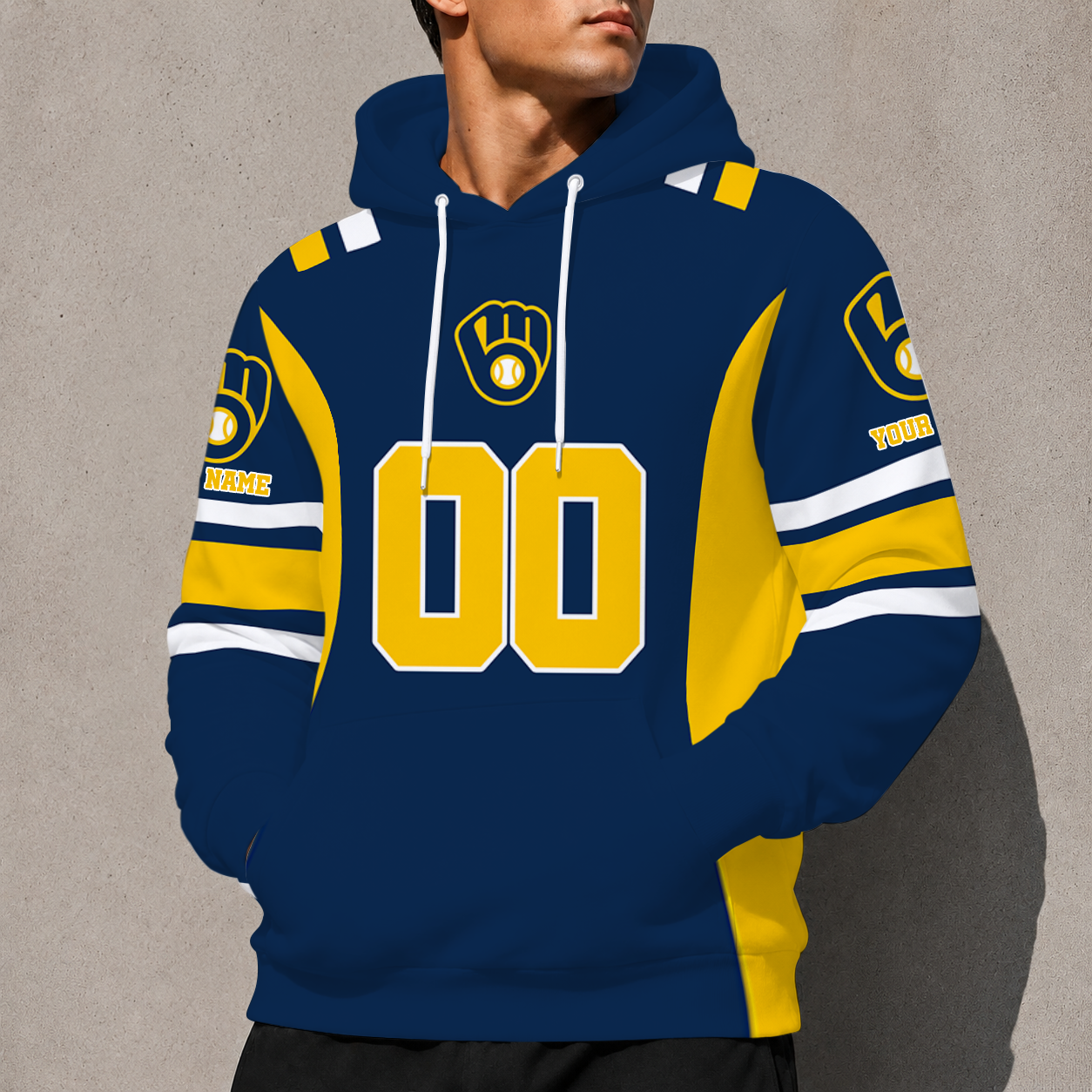 VIRAL EDITION - NEW CUSTOMIZED MLB15 MBS MILWAUKEE BREWERS HOODIE, ZIP HOODIE, T-SHIRT, POLO SHIRT, ZIP POLO SHIRT & SWEATSHIRT