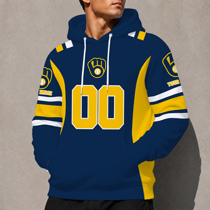 VIRAL EDITION - NEW CUSTOMIZED MLB15 MBS MILWAUKEE BREWERS HOODIE, ZIP HOODIE, T-SHIRT, POLO SHIRT, ZIP POLO SHIRT & SWEATSHIRT