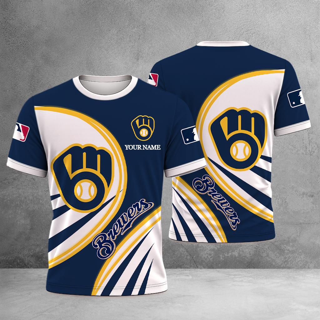 SPECIAL EDITION - NEW CUSTOMIZED MLB15 MBS MILWAUKEE BREWERS T-SHIRT, POLO SHIRT, ZIP POLO SHIRT, SWEATSHIRT, HOODIE & ZIP HOODIE