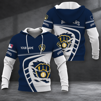 SPECIAL EDITION - NEW CUSTOMIZED MLB15 MBS MILWAUKEE BREWERS T-SHIRT, POLO SHIRT, ZIP POLO SHIRT, SWEATSHIRT, HOODIE & ZIP HOODIE