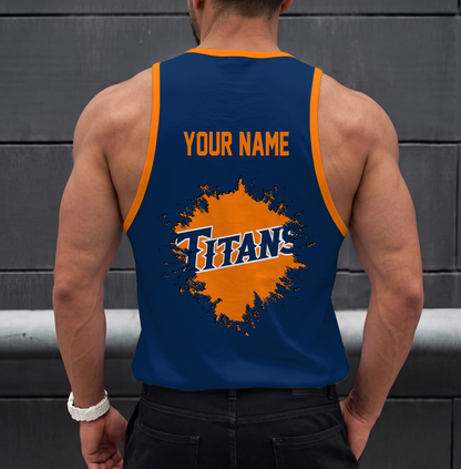 VIRAL EDITION - NEW CUSTOMIZED NCAA CWS16 CFT CAL STATE FULLERTON TITANS UNISEX TANK TOP