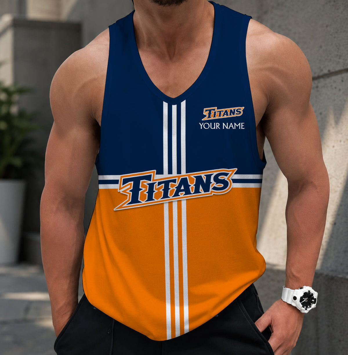 VIRAL EDITION - NEW CUSTOMIZED NCAA CWS16 CFT CAL STATE FULLERTON TITANS UNISEX TANK TOP