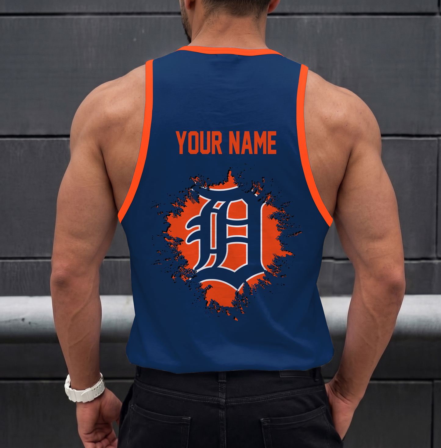 LIMITED EDITION - NEW CUSTOMIZED MLB16 DETROIT TIGERS UNISEX TANK TOP