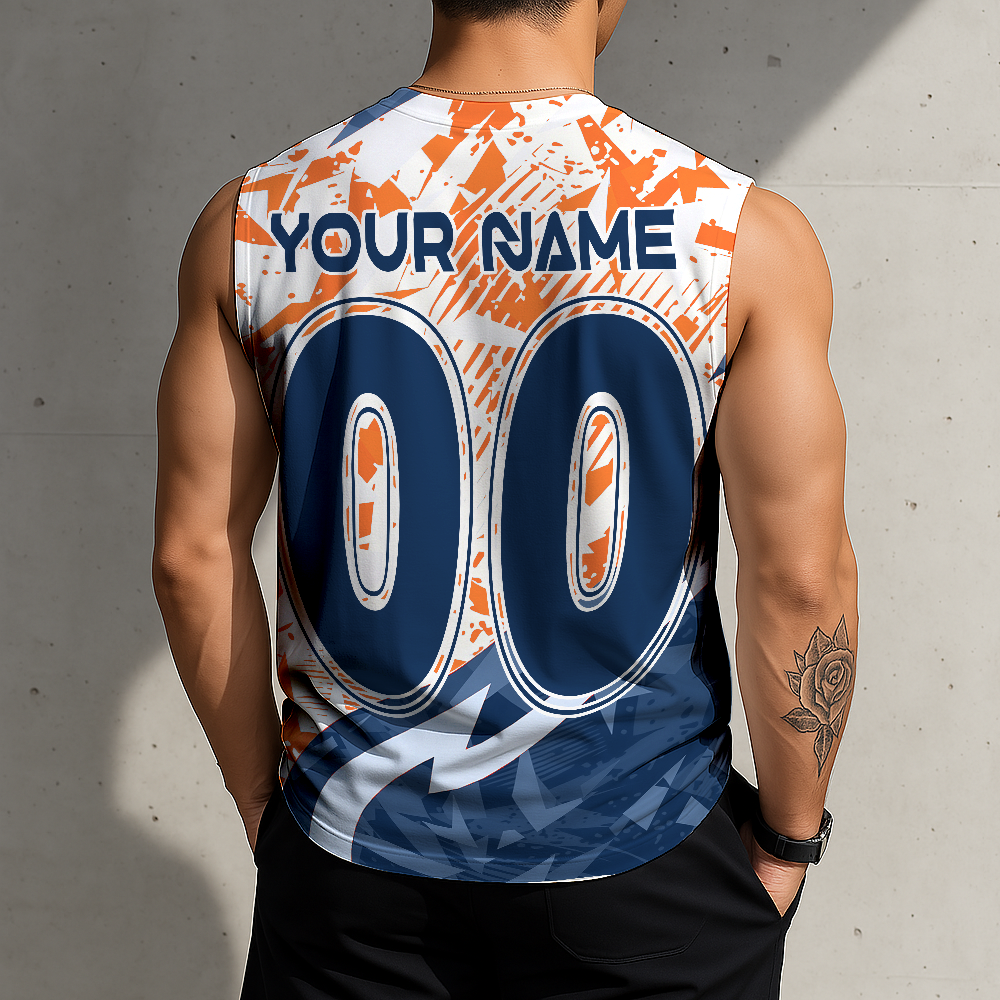 LIMITED EDITION - NEW CUSTOMIZED MLB16 DTS DETROIT TIGERS TANKTOP & GYM SHIRT