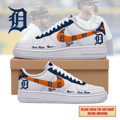 VIRAL EDITION - NEW CUSTOMIZED MLB16 DTS DETROIT TIGERS AF1 SHOES