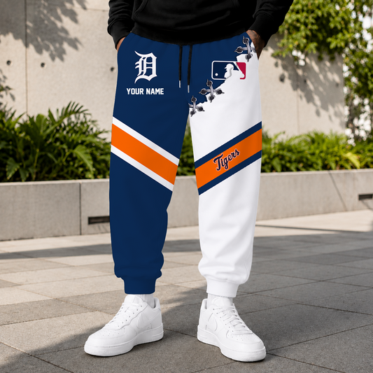 FINAL SALE - NEW CUSTOMIZED MLB16 DTS DETROIT TIGERS SWEATPANTS