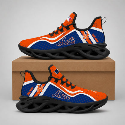 VIRAL EDITION - NEW CUSTOMIZED MLB17 NYM NEW YORK METS MAX SOUL SHOES